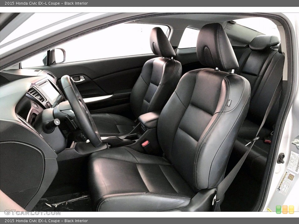 Black Interior Front Seat for the 2015 Honda Civic EX-L Coupe #140356653