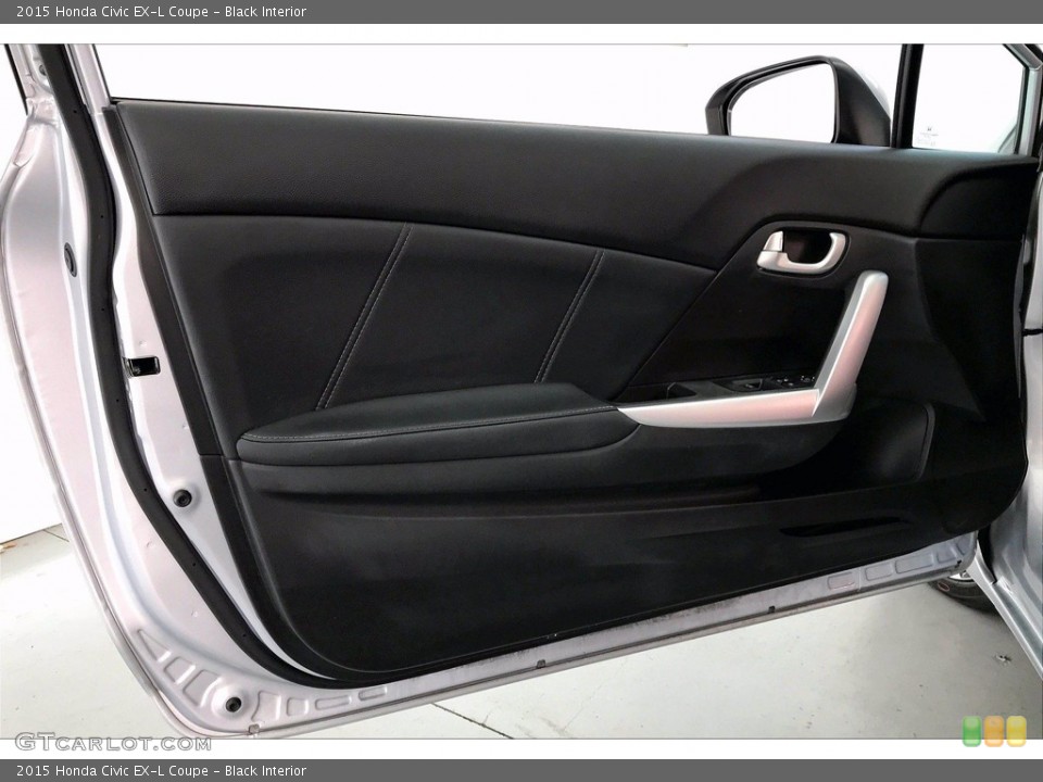 Black Interior Door Panel for the 2015 Honda Civic EX-L Coupe #140356824