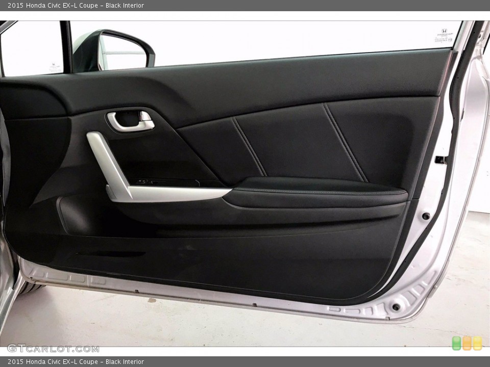 Black Interior Door Panel for the 2015 Honda Civic EX-L Coupe #140356848