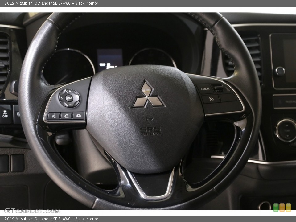 Black Interior Steering Wheel for the 2019 Mitsubishi Outlander SE S-AWC #140358459