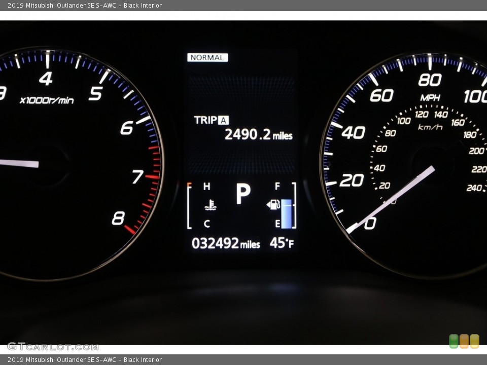 Black Interior Gauges for the 2019 Mitsubishi Outlander SE S-AWC #140358468