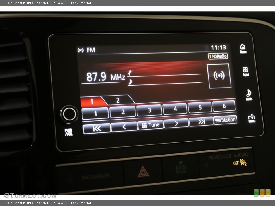 Black Interior Audio System for the 2019 Mitsubishi Outlander SE S-AWC #140358531