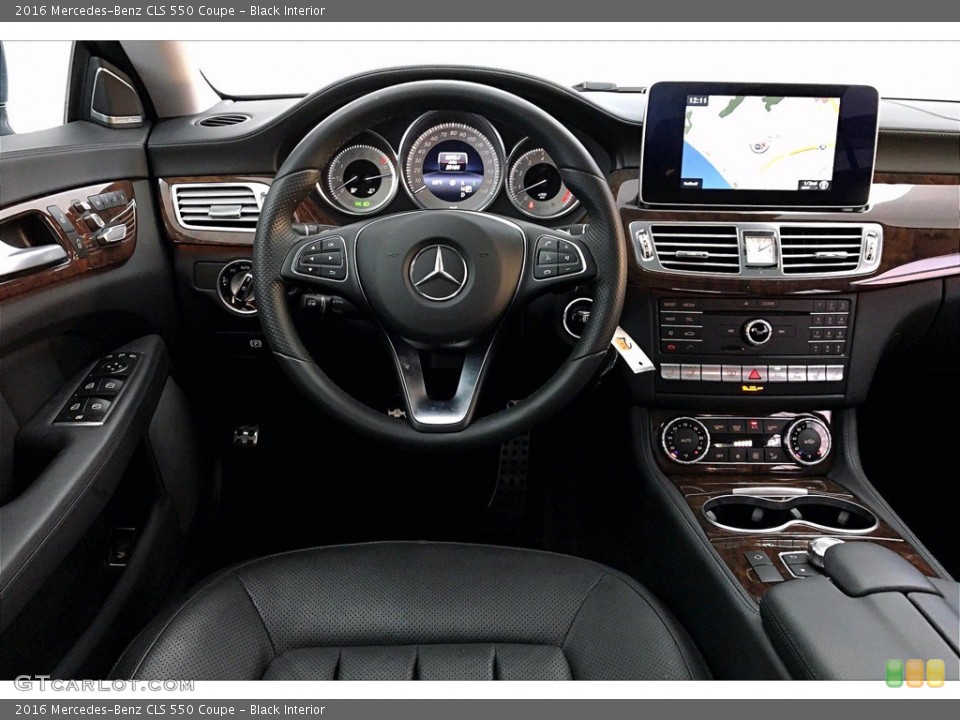 Black Interior Dashboard for the 2016 Mercedes-Benz CLS 550 Coupe #140358861
