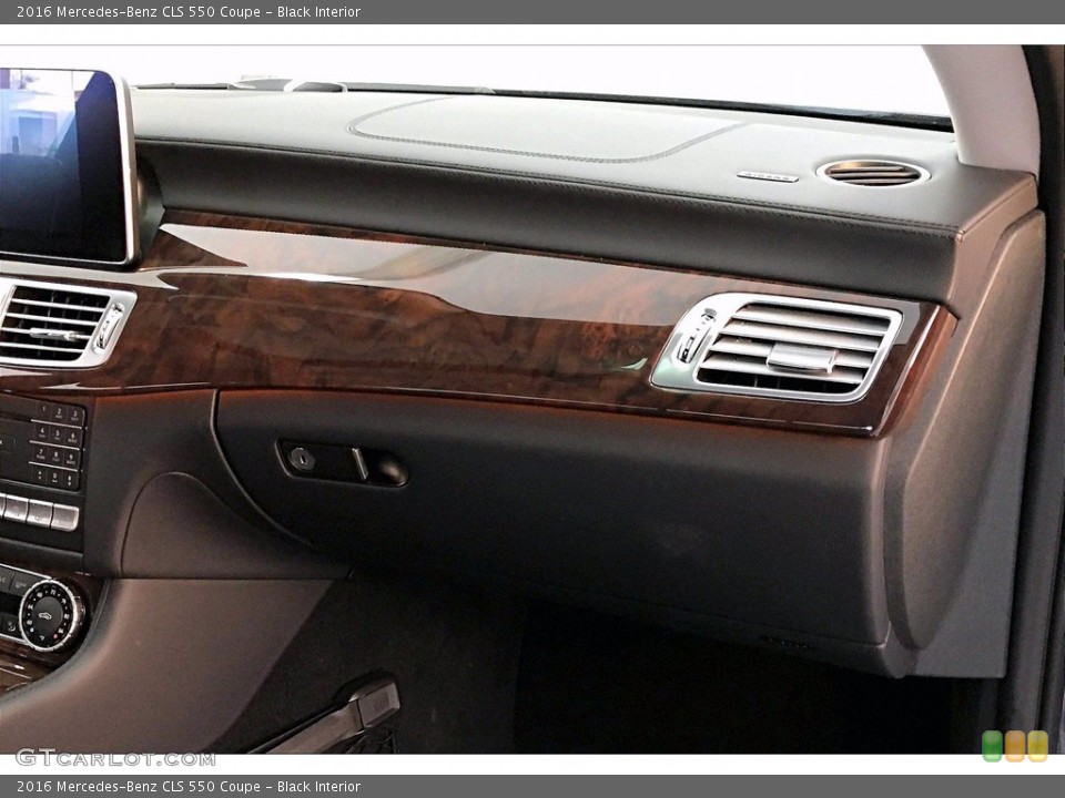 Black Interior Dashboard for the 2016 Mercedes-Benz CLS 550 Coupe #140358935