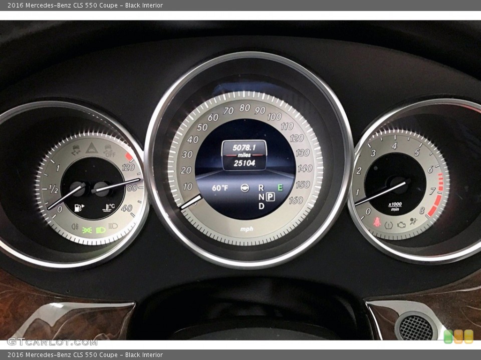 Black Interior Gauges for the 2016 Mercedes-Benz CLS 550 Coupe #140358978