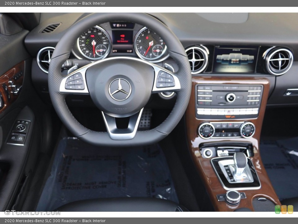 Black Interior Steering Wheel for the 2020 Mercedes-Benz SLC 300 Roadster #140359098