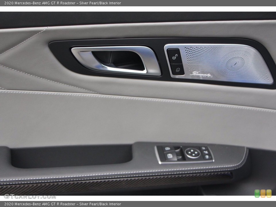 Silver Pearl/Black Interior Door Panel for the 2020 Mercedes-Benz AMG GT R Roadster #140359182