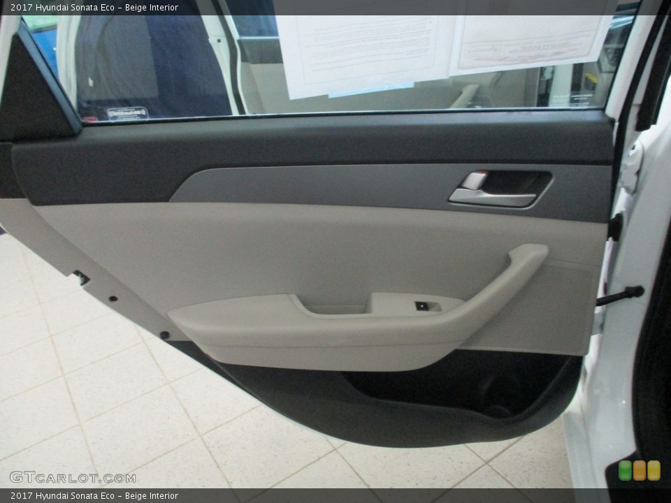 Beige Interior Door Panel for the 2017 Hyundai Sonata Eco #140360969