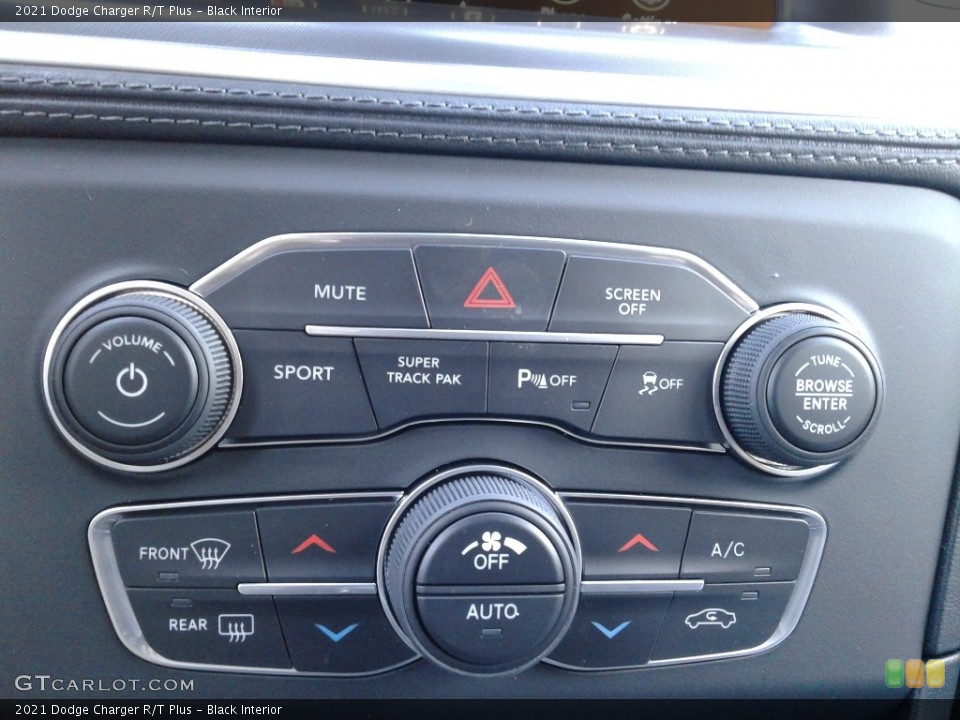 Black Interior Controls for the 2021 Dodge Charger R/T Plus #140365828