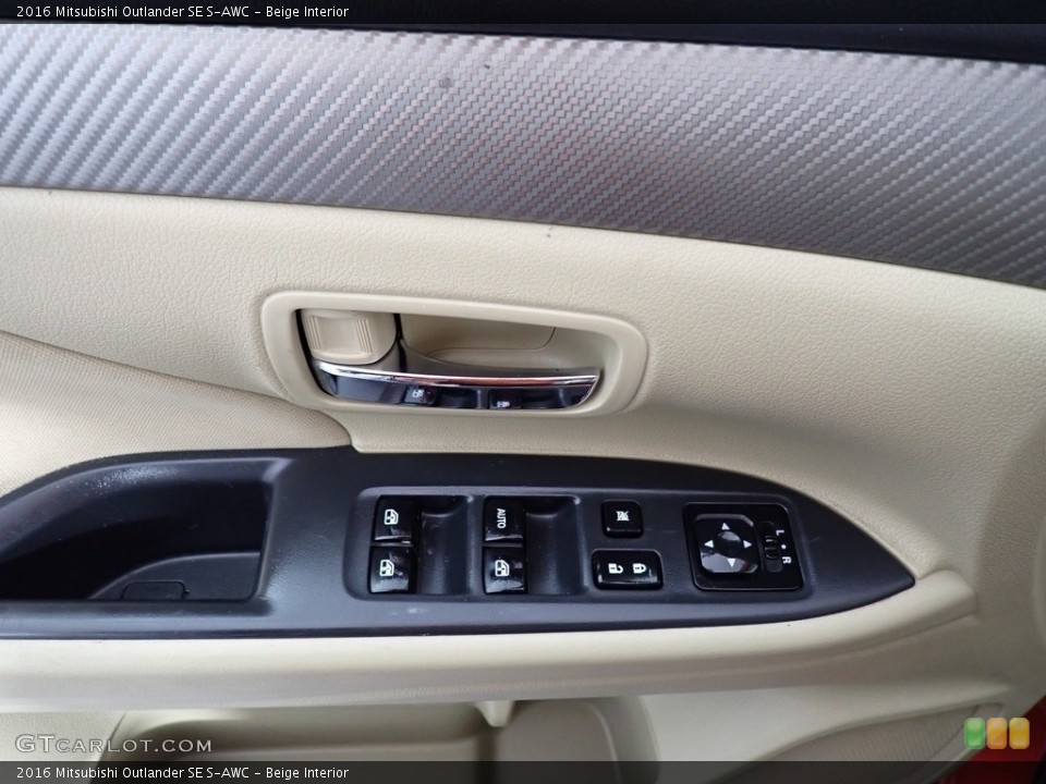 Beige Interior Door Panel for the 2016 Mitsubishi Outlander SE S-AWC #140367016