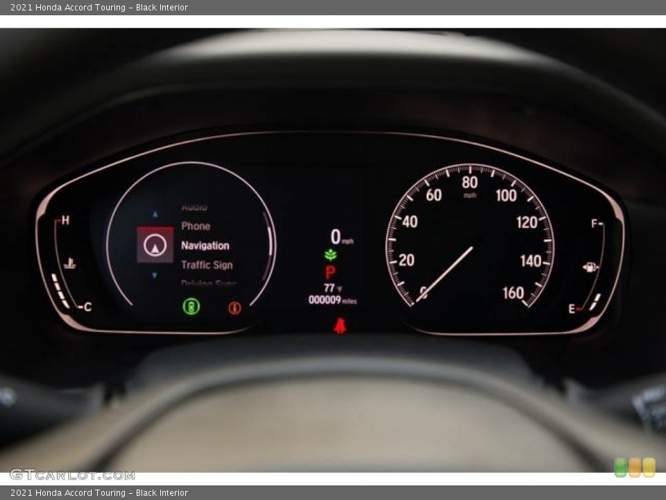 Black Interior Gauges for the 2021 Honda Accord Touring #140368978