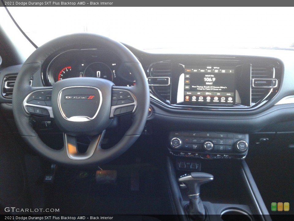 Black Interior Dashboard for the 2021 Dodge Durango SXT Plus Blacktop AWD #140371117