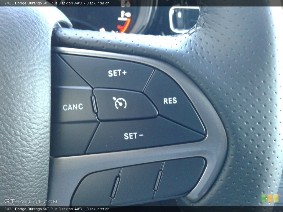Black Interior Steering Wheel for the 2021 Dodge Durango SXT Plus Blacktop AWD #140371171