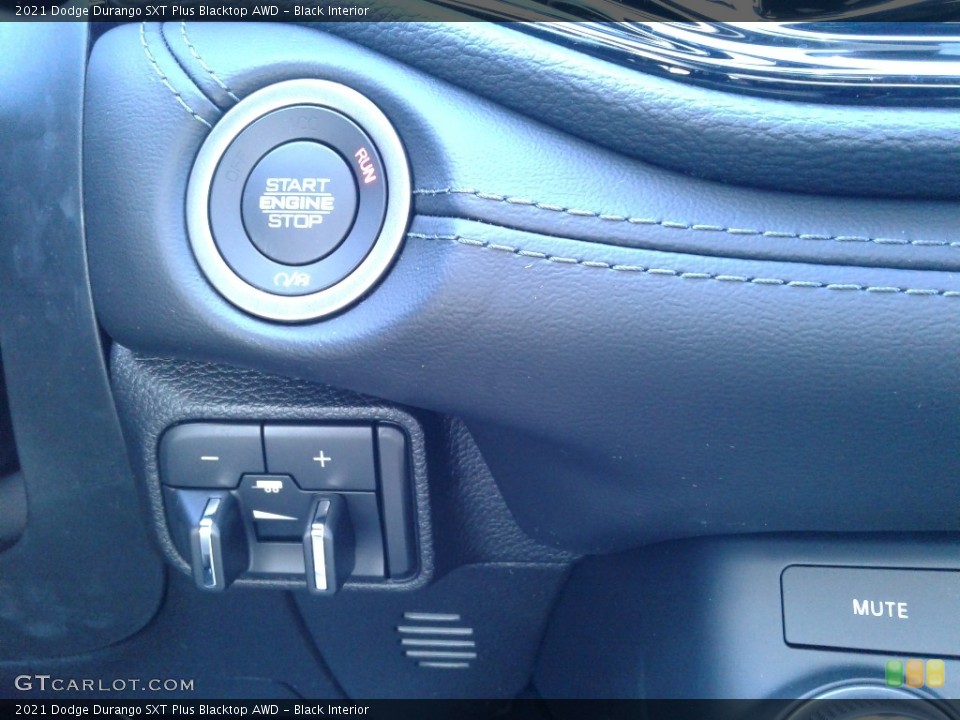 Black Interior Controls for the 2021 Dodge Durango SXT Plus Blacktop AWD #140371246