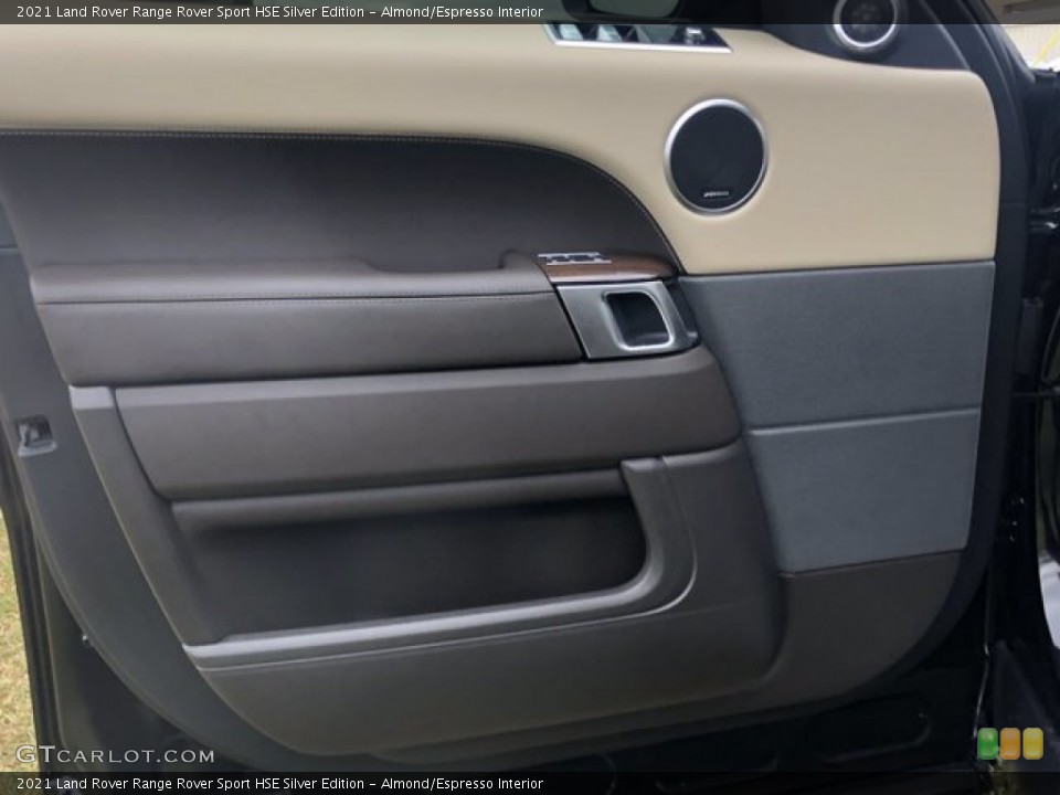 Almond/Espresso Interior Door Panel for the 2021 Land Rover Range Rover Sport HSE Silver Edition #140372716