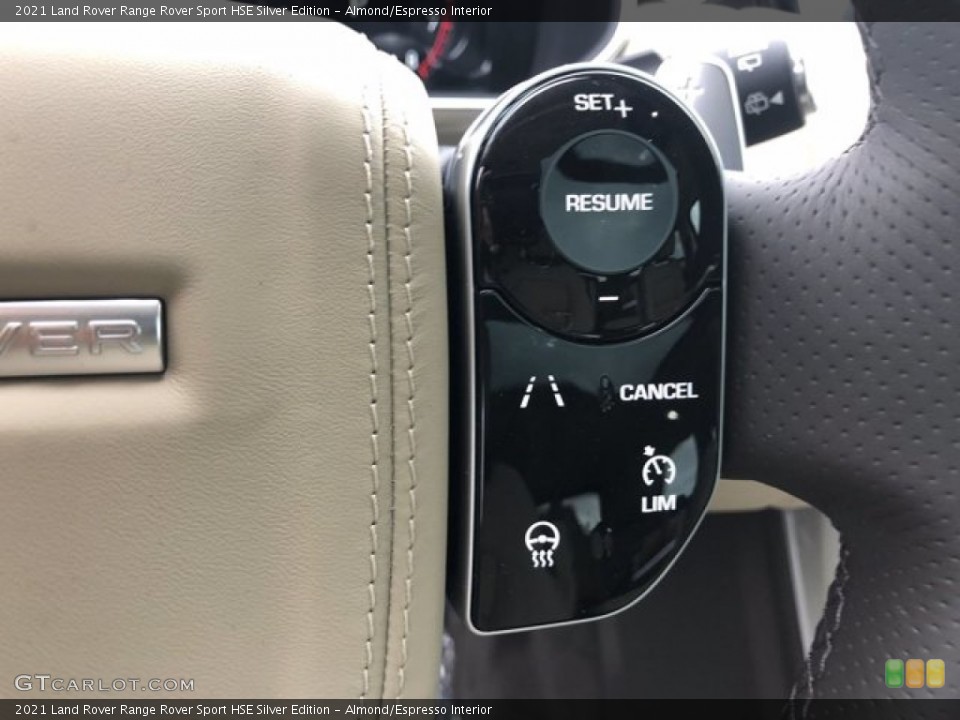 Almond/Espresso Interior Steering Wheel for the 2021 Land Rover Range Rover Sport HSE Silver Edition #140372819