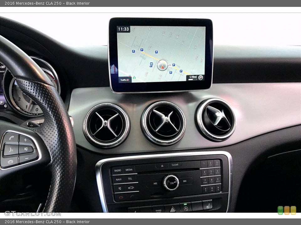 Black Interior Navigation for the 2016 Mercedes-Benz CLA 250 #140374620