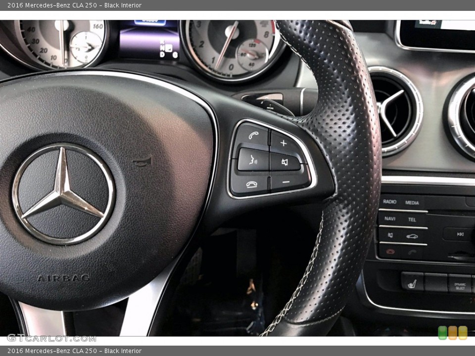 Black Interior Controls for the 2016 Mercedes-Benz CLA 250 #140375006