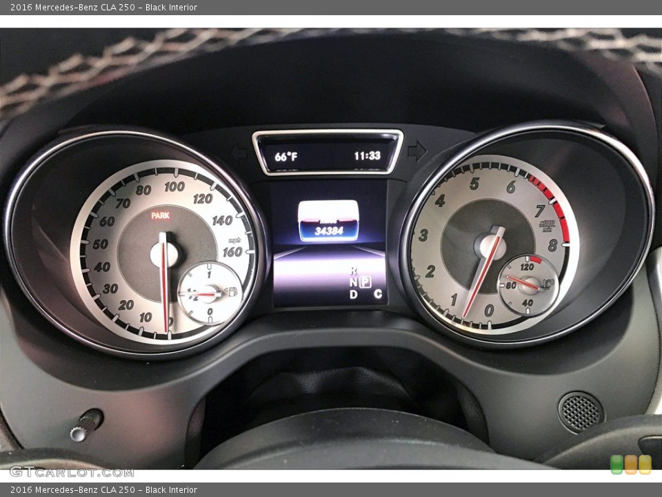 Black Interior Gauges for the 2016 Mercedes-Benz CLA 250 #140375030