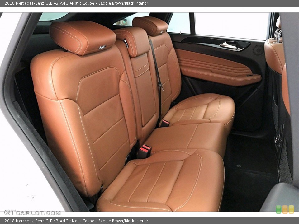 Saddle Brown/Black Interior Rear Seat for the 2018 Mercedes-Benz GLE 43 AMG 4Matic Coupe #140377658