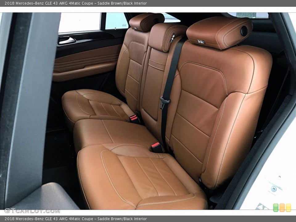 Saddle Brown/Black Interior Rear Seat for the 2018 Mercedes-Benz GLE 43 AMG 4Matic Coupe #140377673