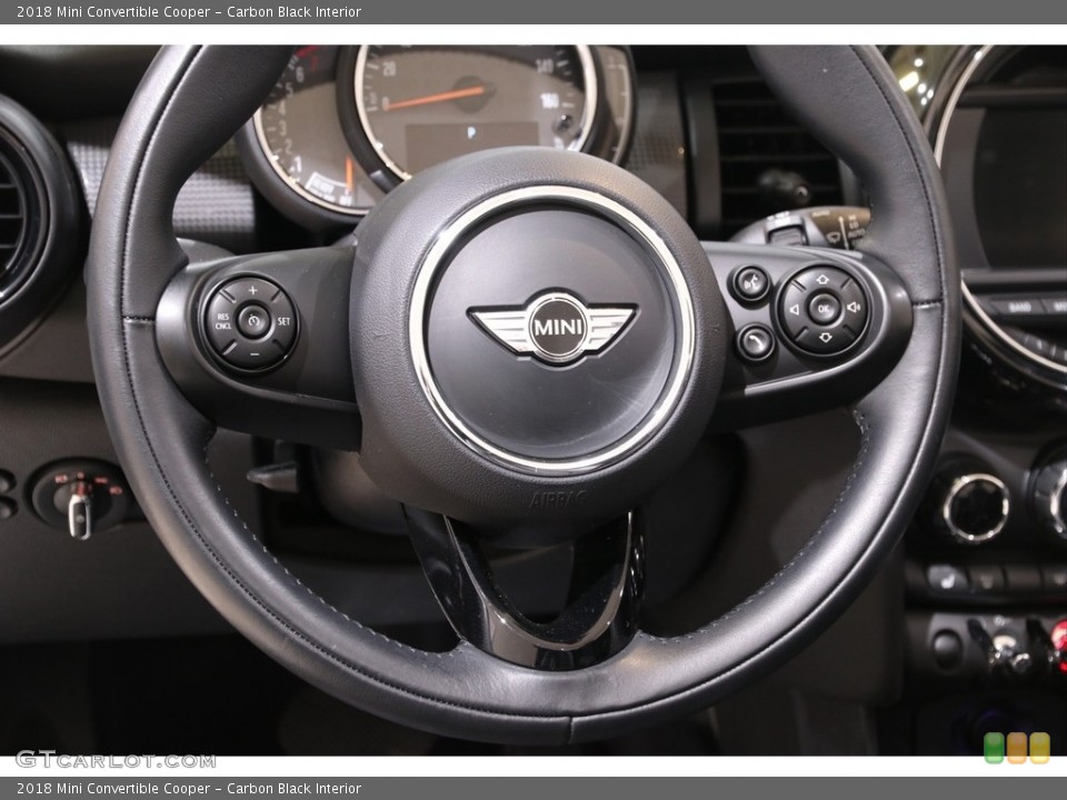 Carbon Black Interior Steering Wheel for the 2018 Mini Convertible Cooper #140378744