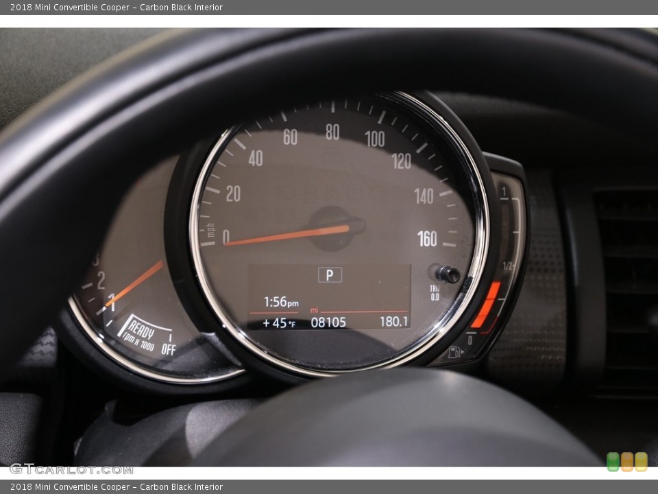 Carbon Black Interior Gauges for the 2018 Mini Convertible Cooper #140378750