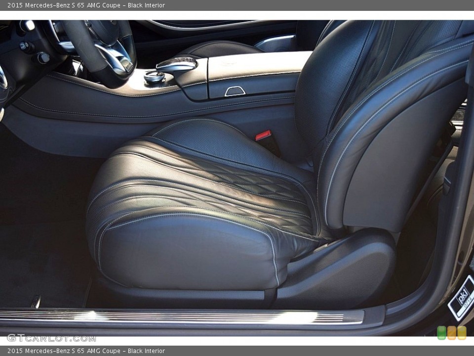 Black Interior Front Seat for the 2015 Mercedes-Benz S 65 AMG Coupe #140382070