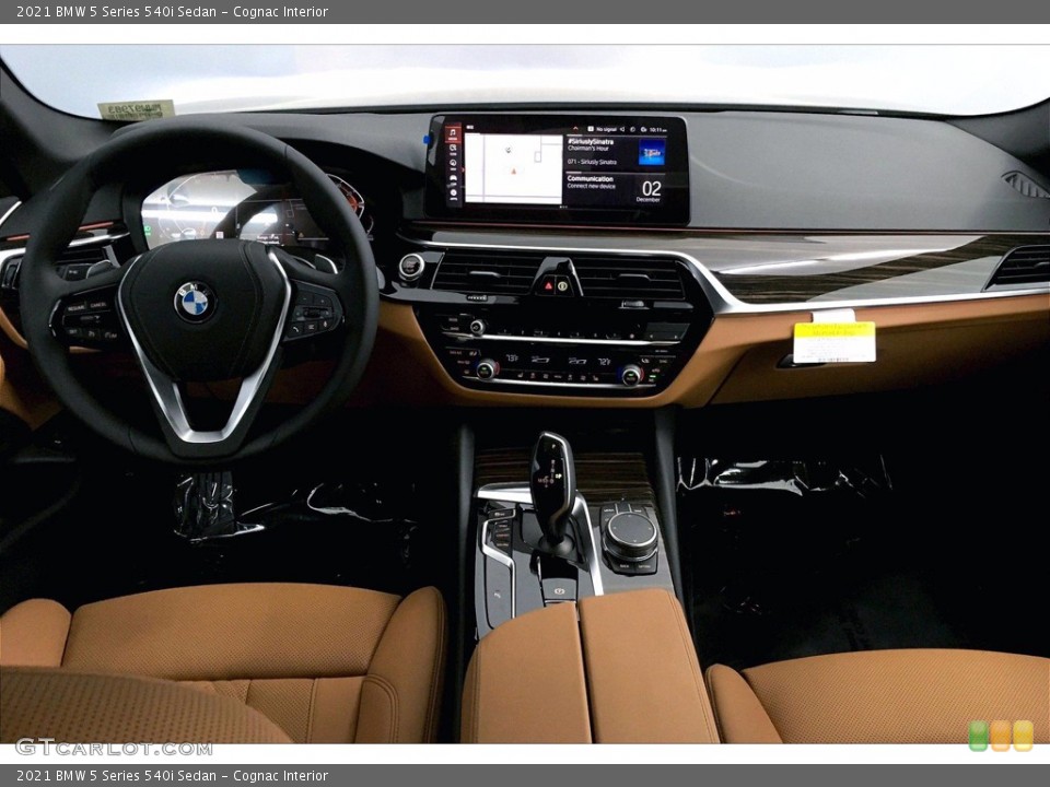 Cognac Interior Dashboard for the 2021 BMW 5 Series 540i Sedan #140382124