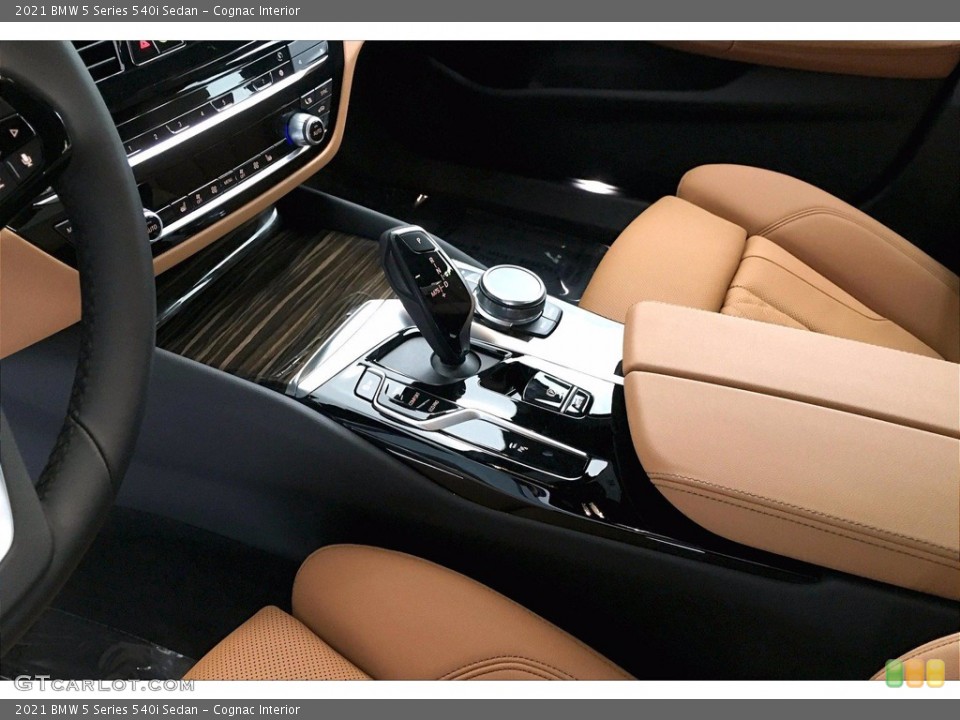 Cognac Interior Transmission for the 2021 BMW 5 Series 540i Sedan #140382199