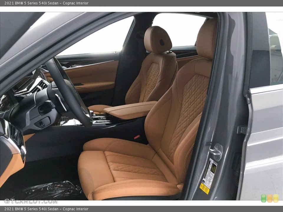 Cognac Interior Front Seat for the 2021 BMW 5 Series 540i Sedan #140382232