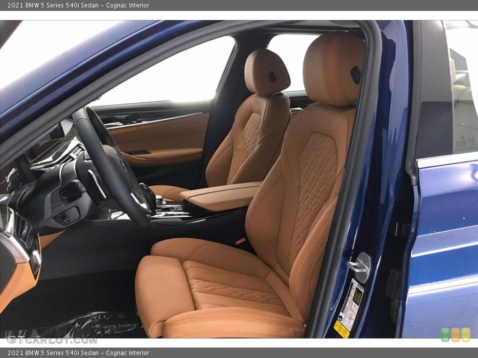 Cognac Interior Front Seat for the 2021 BMW 5 Series 540i Sedan #140382739