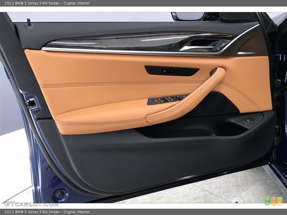 Cognac Interior Door Panel for the 2021 BMW 5 Series 540i Sedan #140382844