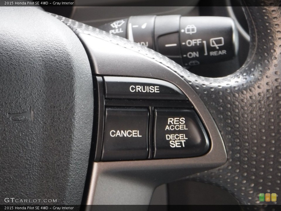 Gray Interior Steering Wheel for the 2015 Honda Pilot SE 4WD #140383762
