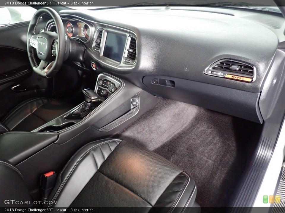 Black Interior Dashboard for the 2018 Dodge Challenger SRT Hellcat #140384890