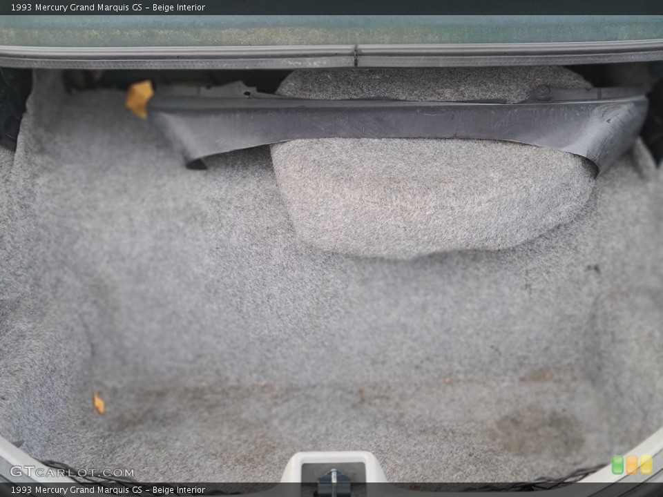 Beige Interior Trunk for the 1993 Mercury Grand Marquis GS #140386048