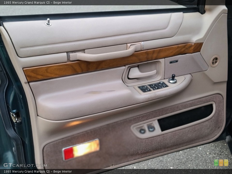 Beige Interior Door Panel for the 1993 Mercury Grand Marquis GS #140386072