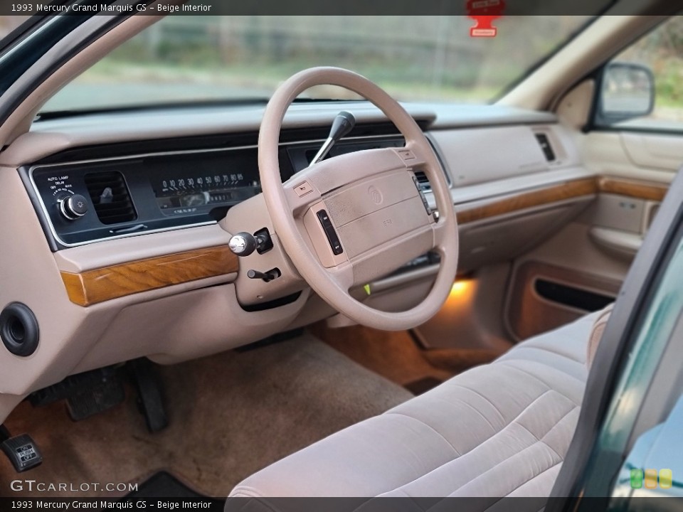 Beige 1993 Mercury Grand Marquis Interiors