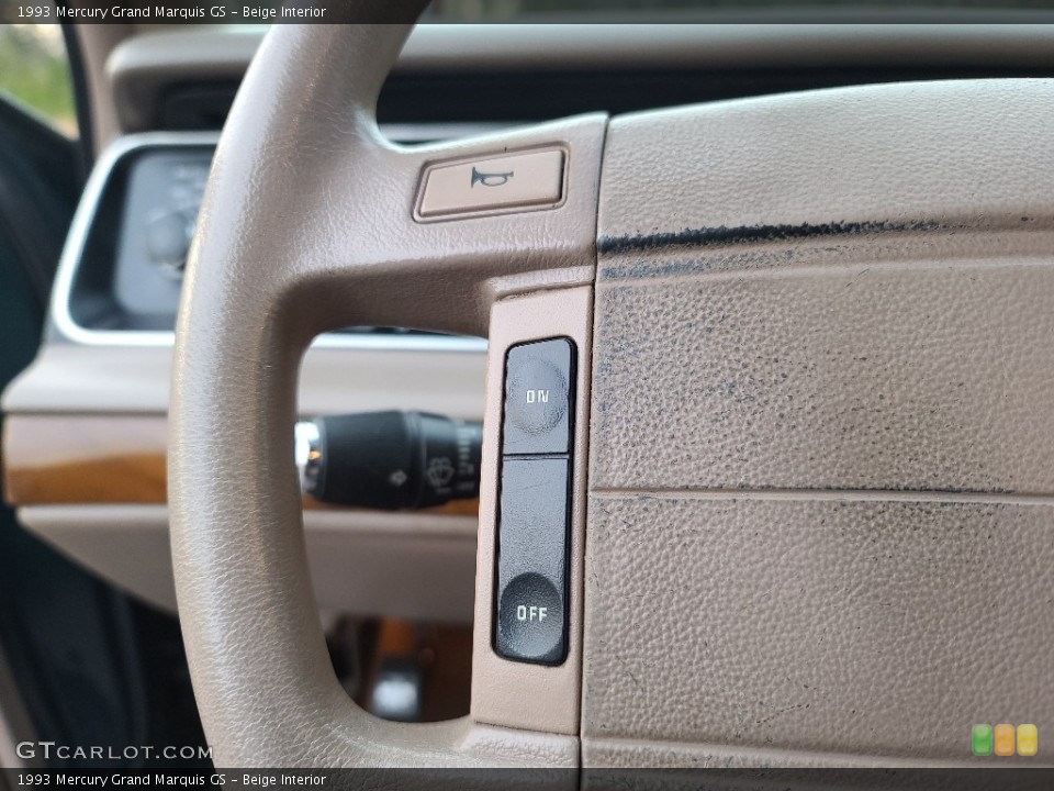 Beige Interior Steering Wheel for the 1993 Mercury Grand Marquis GS #140386234