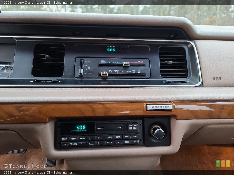 Beige Interior Controls for the 1993 Mercury Grand Marquis GS #140386258