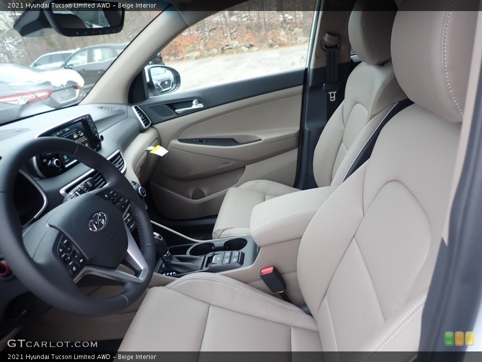 Beige Interior Front Seat for the 2021 Hyundai Tucson Limited AWD #140386591