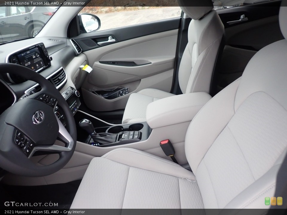 Gray Interior Front Seat for the 2021 Hyundai Tucson SEL AWD #140386957