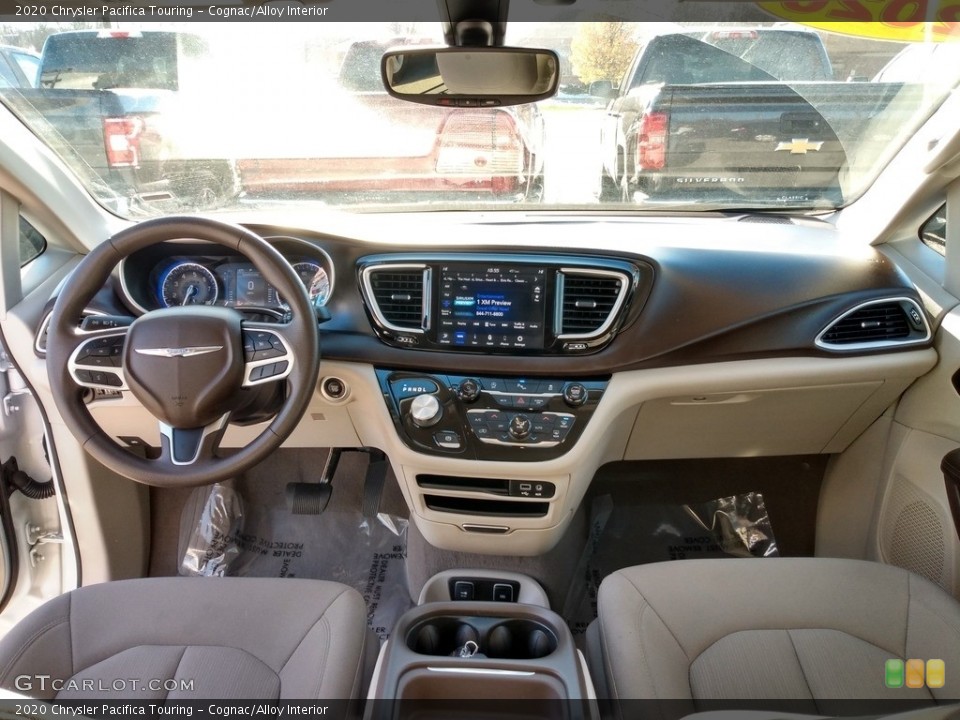 Cognac/Alloy Interior Photo for the 2020 Chrysler Pacifica Touring #140387008