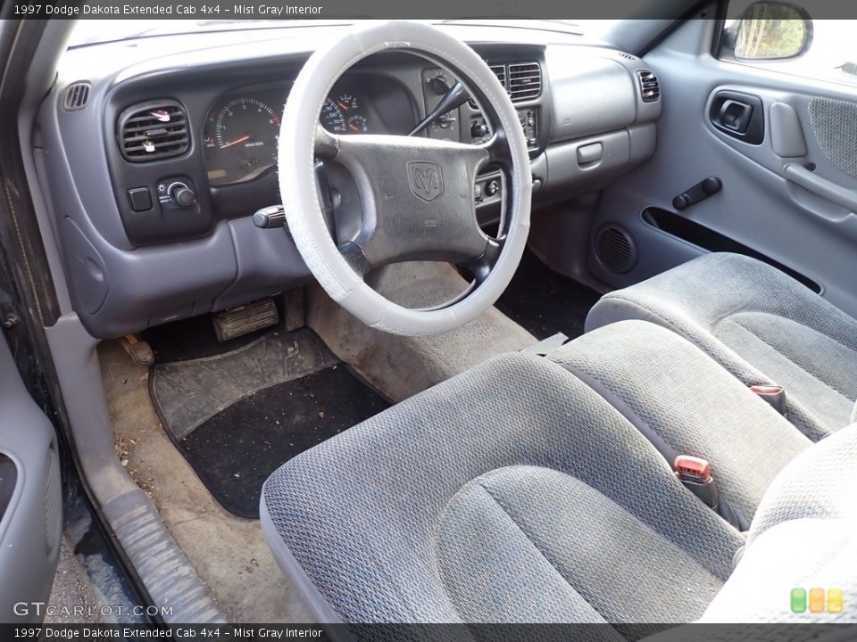 Mist Gray Interior Front Seat for the 1997 Dodge Dakota Extended Cab 4x4 #140387335
