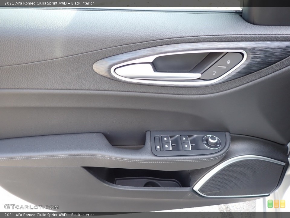 Black Interior Door Panel for the 2021 Alfa Romeo Giulia Sprint AWD #140388787