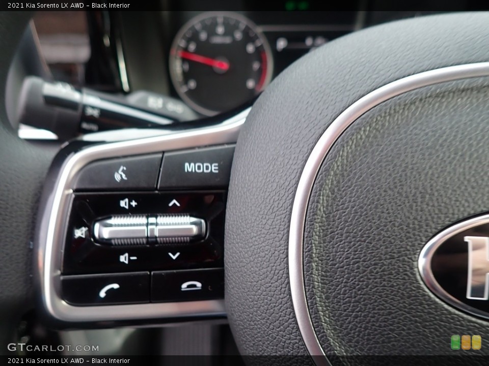Black Interior Steering Wheel for the 2021 Kia Sorento LX AWD #140391091