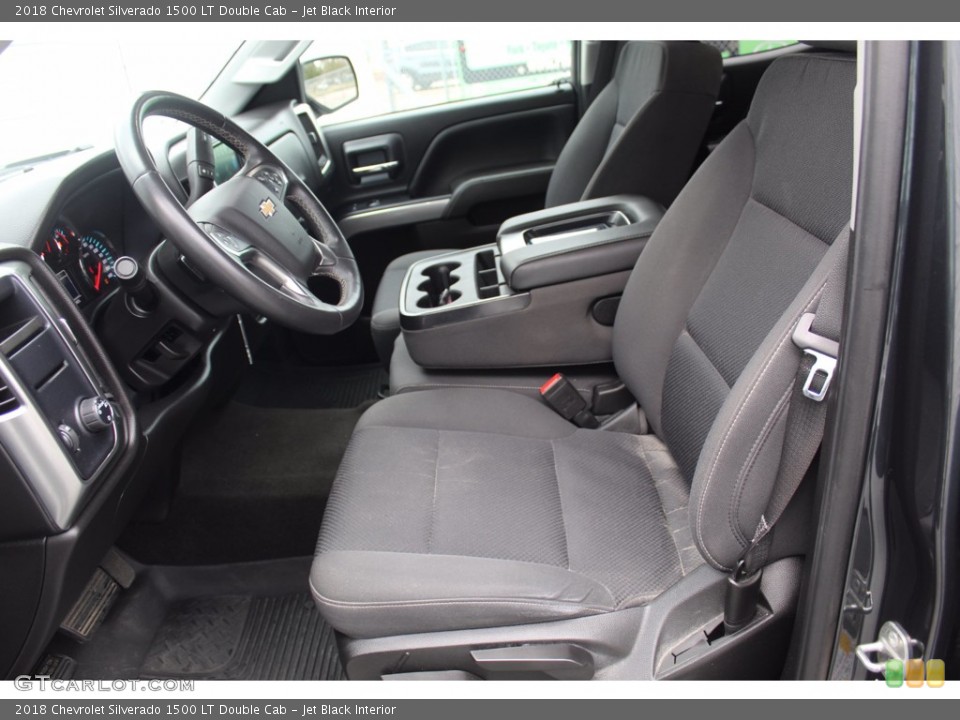 Jet Black Interior Front Seat for the 2018 Chevrolet Silverado 1500 LT Double Cab #140391691