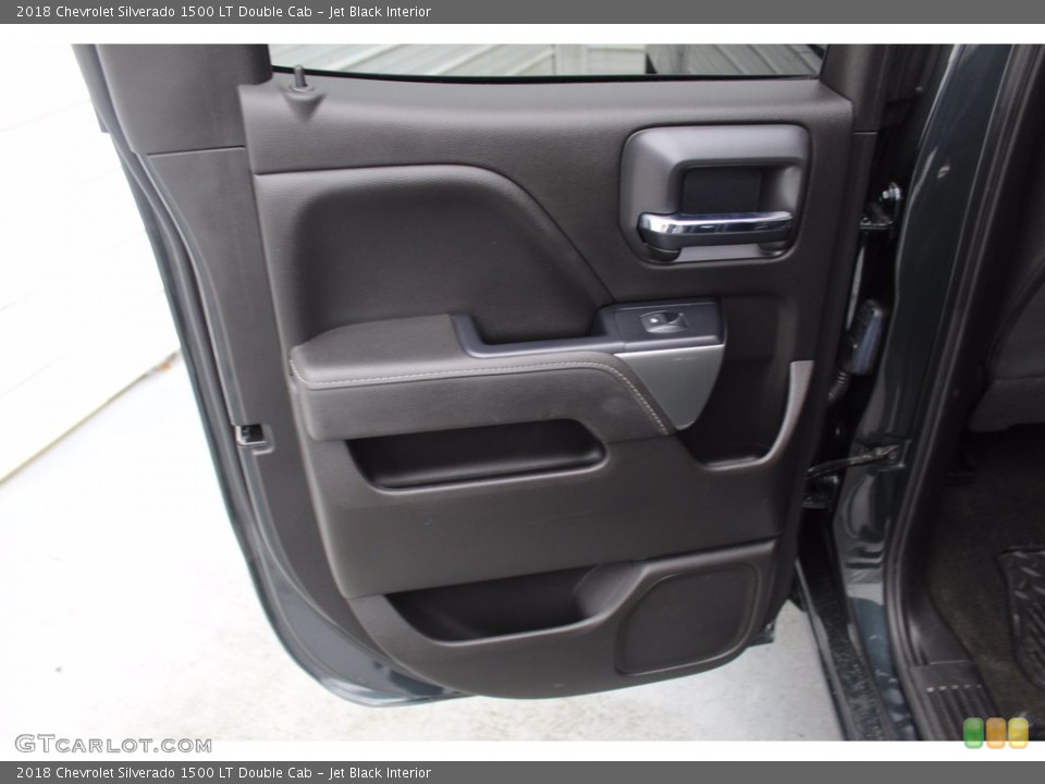 Jet Black Interior Door Panel for the 2018 Chevrolet Silverado 1500 LT Double Cab #140391886