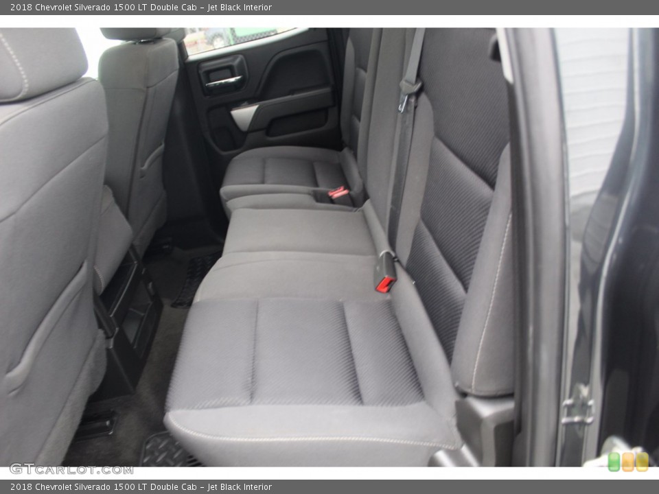 Jet Black Interior Rear Seat for the 2018 Chevrolet Silverado 1500 LT Double Cab #140391907