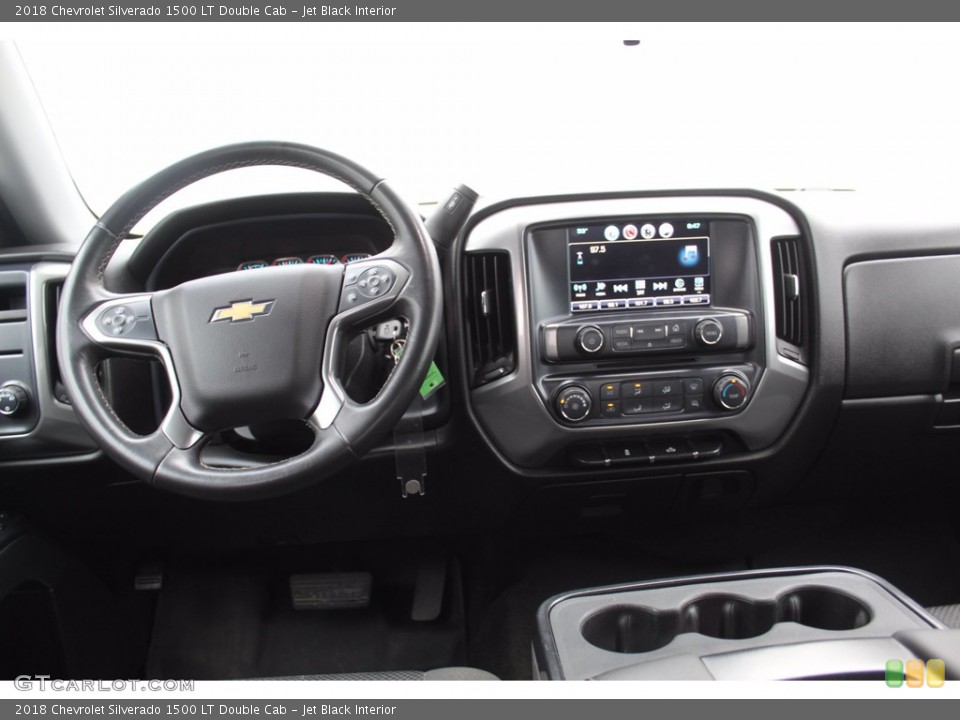 Jet Black Interior Dashboard for the 2018 Chevrolet Silverado 1500 LT Double Cab #140391934